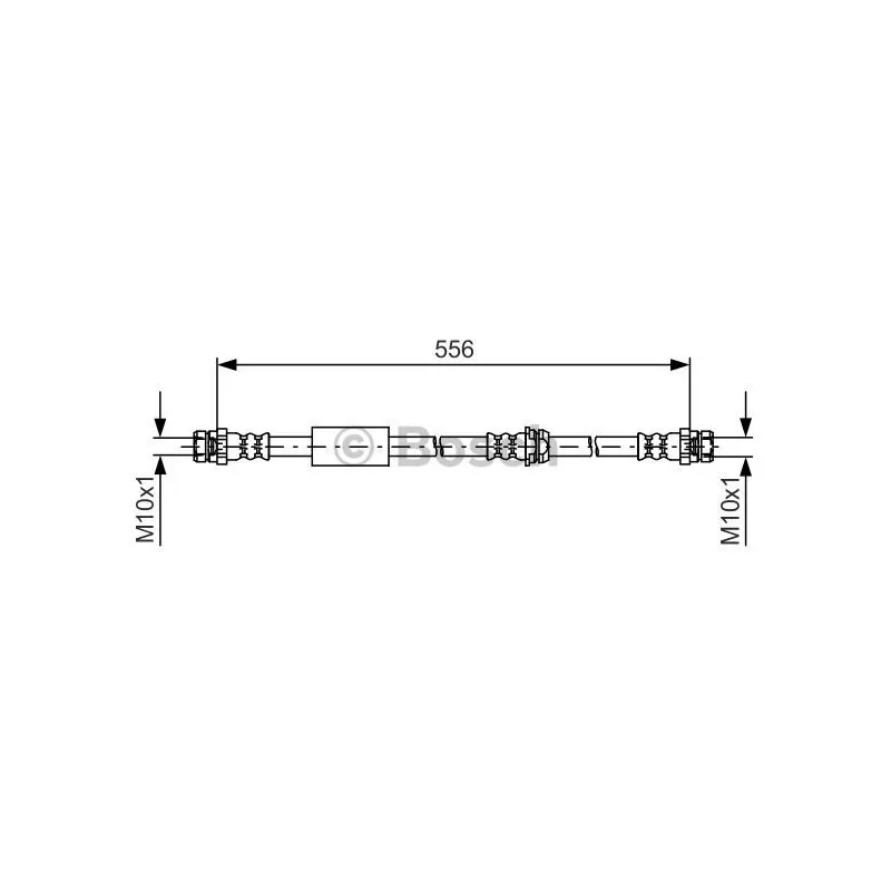 Flexible de frein BOSCH 1 987 481 593