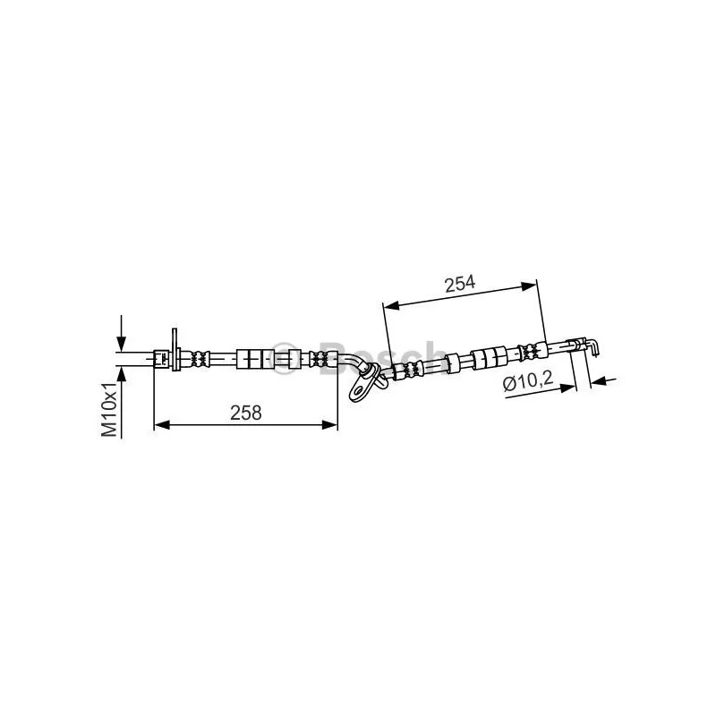 Flexible de frein BOSCH 1 987 481 595