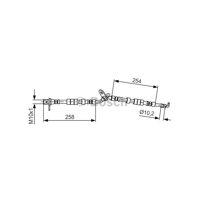 Flexible de frein BOSCH 1 987 481 597