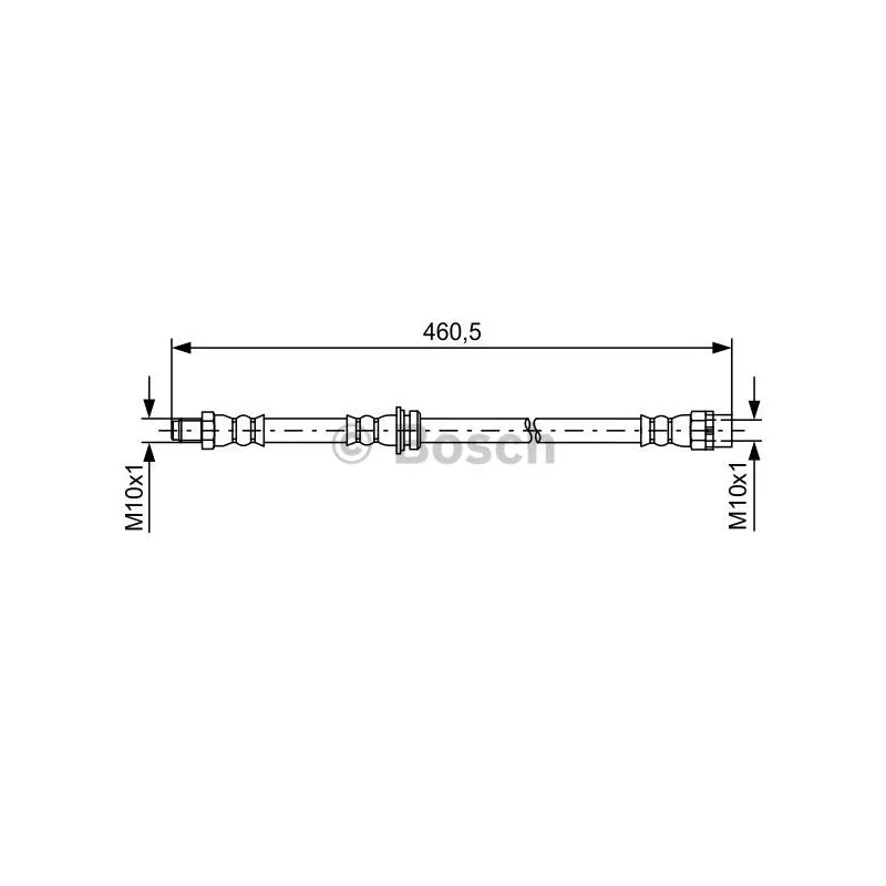 Flexible de frein BOSCH 1 987 481 598