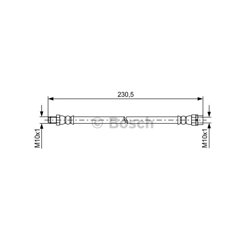 Flexible de frein BOSCH 1 987 481 599
