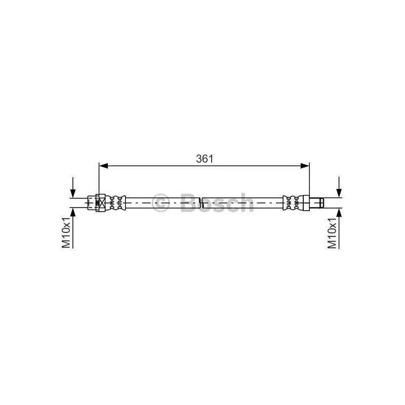 Flexible de frein BOSCH 1 987 481 600