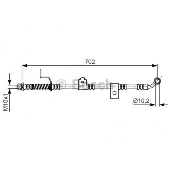 Flexible de frein BOSCH 1 987 481 603