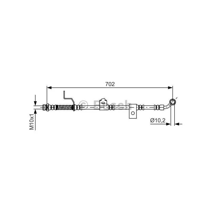 Flexible de frein BOSCH 1 987 481 603