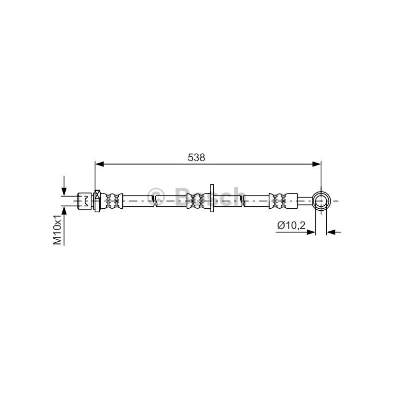 Flexible de frein BOSCH 1 987 481 605