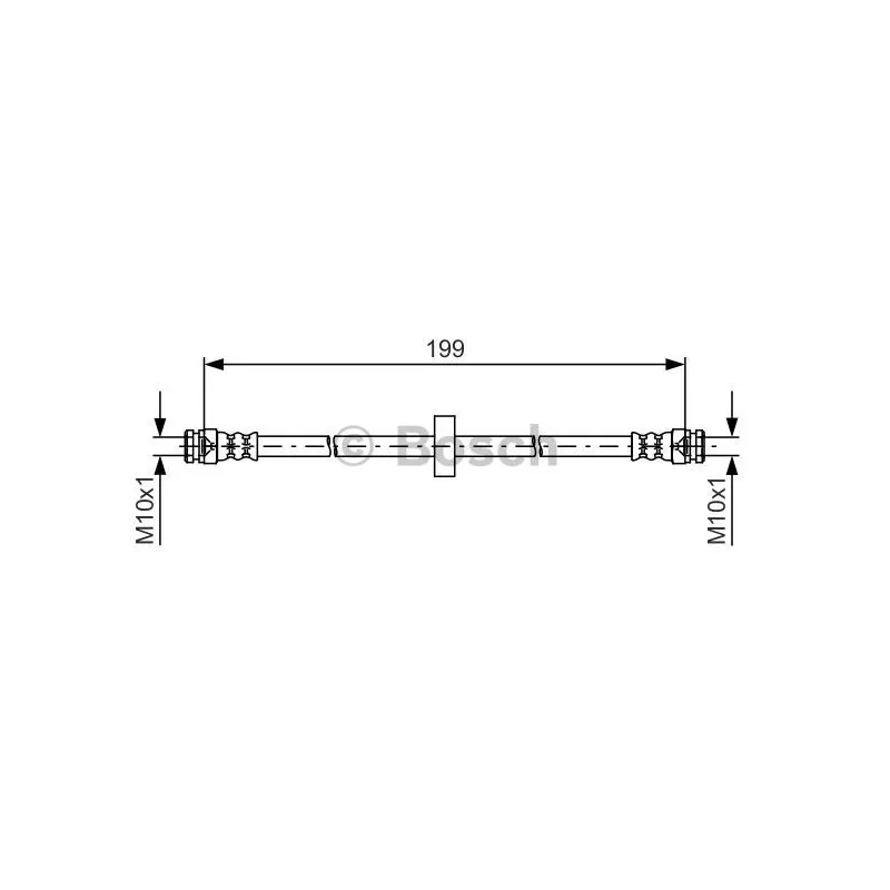 Flexible de frein BOSCH 1 987 481 607