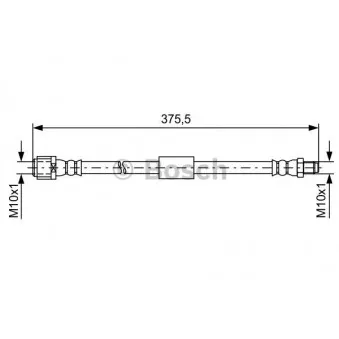 Flexible de frein BOSCH 1 987 481 608