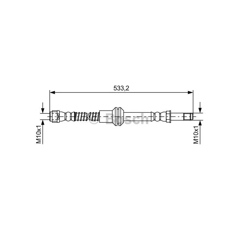 Flexible de frein BOSCH 1 987 481 609