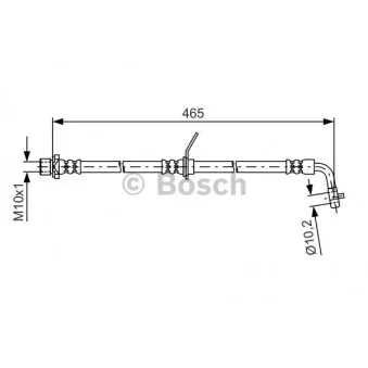 Flexible de frein BOSCH 1 987 481 612