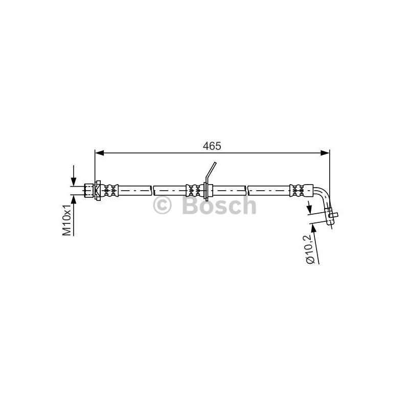 Flexible de frein BOSCH 1 987 481 613