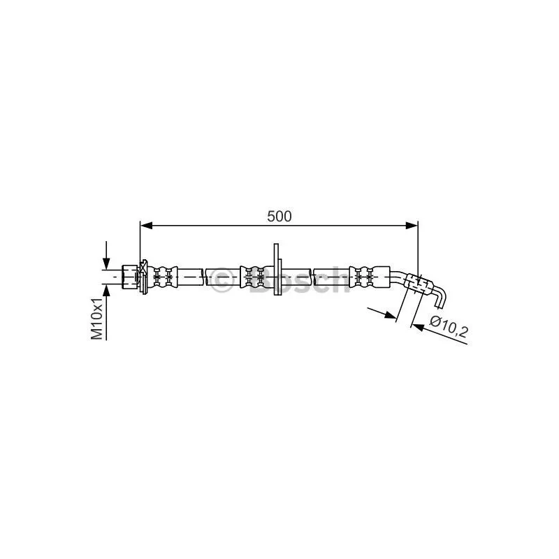 Flexible de frein BOSCH 1 987 481 614