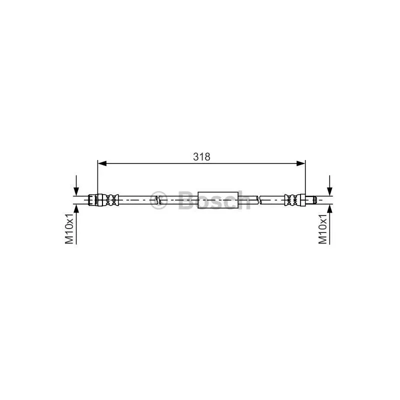 Flexible de frein BOSCH 1 987 481 618