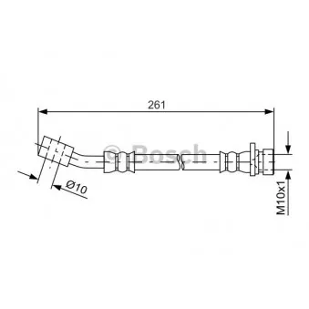Flexible de frein BOSCH 1 987 481 621