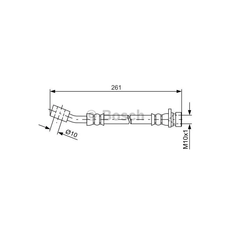 Flexible de frein BOSCH 1 987 481 621