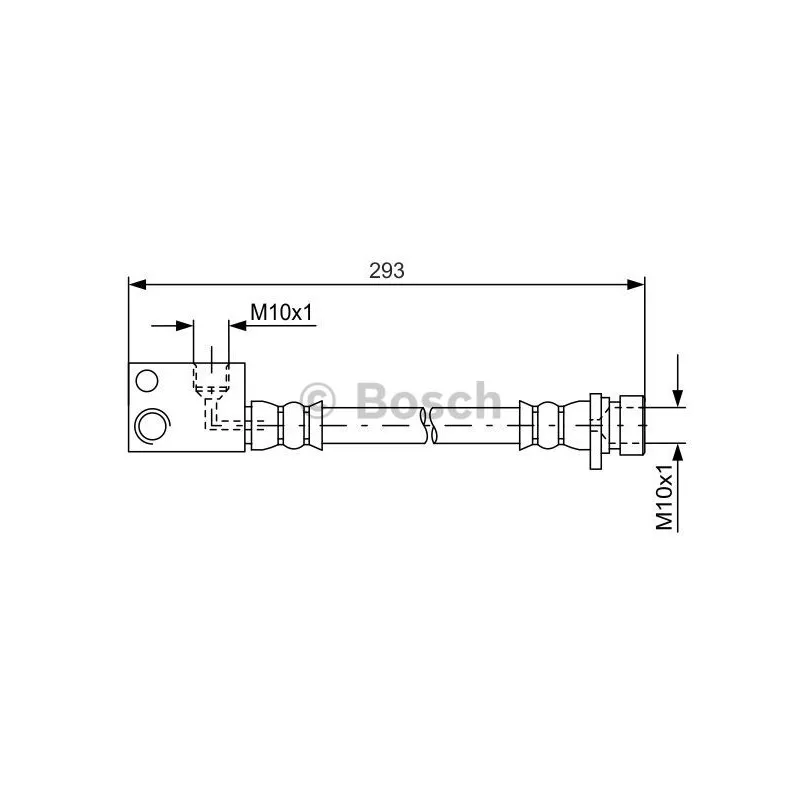 Flexible de frein BOSCH 1 987 481 622