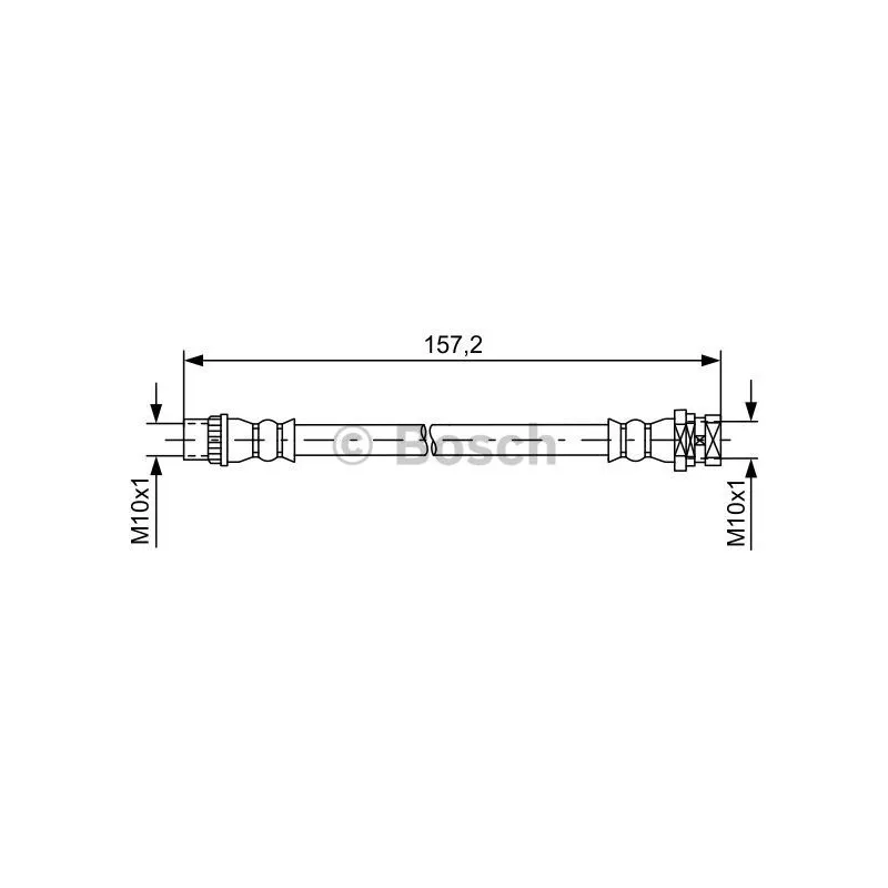 Flexible de frein BOSCH 1 987 481 624