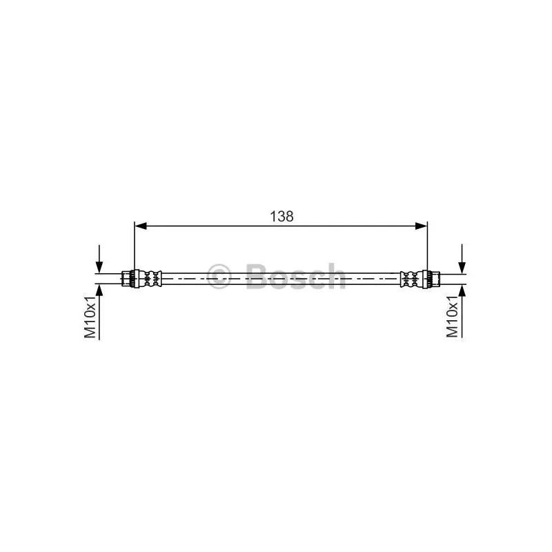 Flexible de frein BOSCH 1 987 481 625