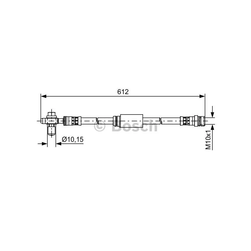 Flexible de frein BOSCH 1 987 481 631