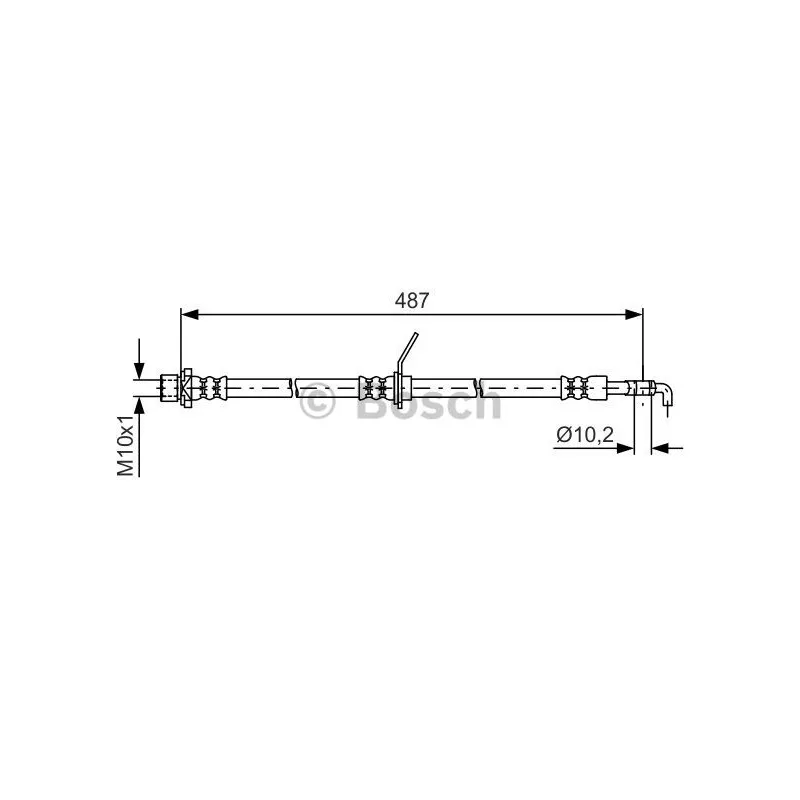 Flexible de frein BOSCH 1 987 481 633