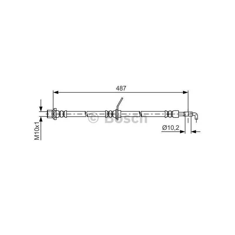 Flexible de frein BOSCH 1 987 481 634