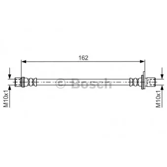Flexible de frein BOSCH 1 987 481 638
