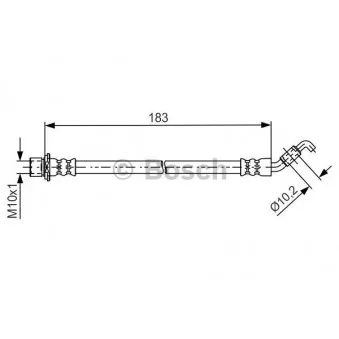 Flexible de frein BOSCH 1 987 481 639