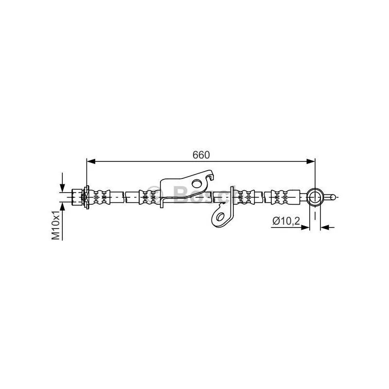 Flexible de frein BOSCH 1 987 481 640