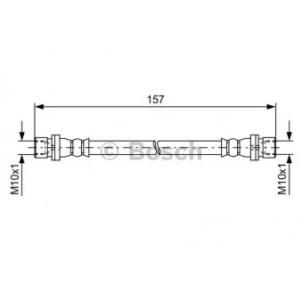 Flexible de frein BOSCH 1 987 481 642