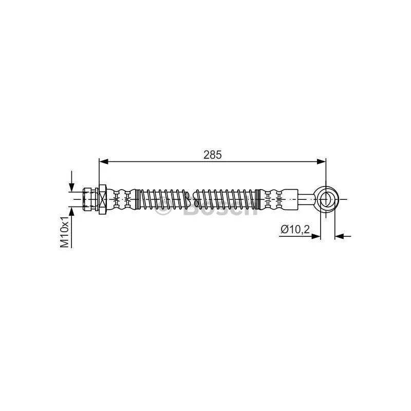 Flexible de frein BOSCH 1 987 481 645