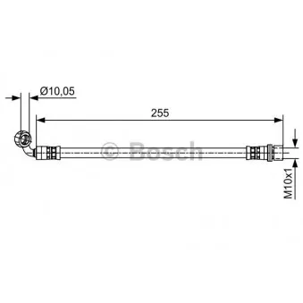 Flexible de frein BOSCH 1 987 481 647