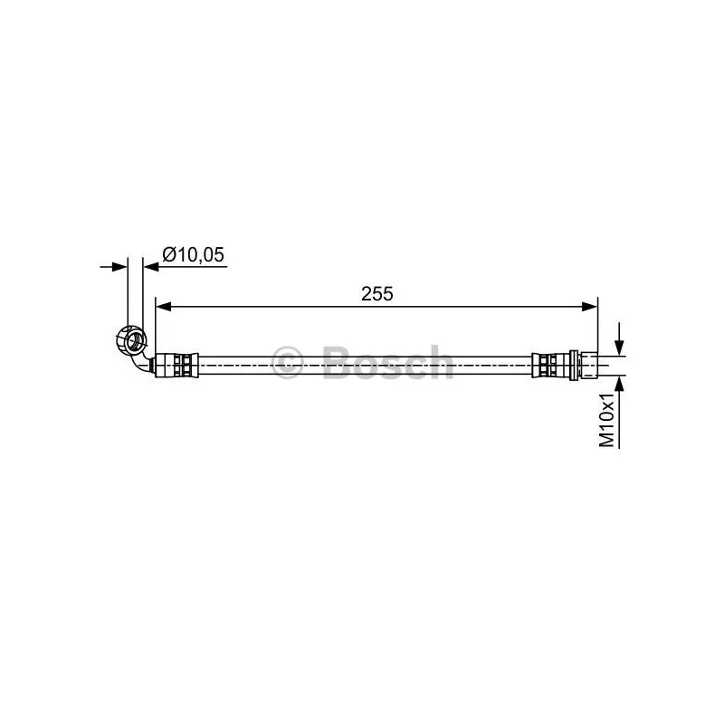 Flexible de frein BOSCH 1 987 481 647