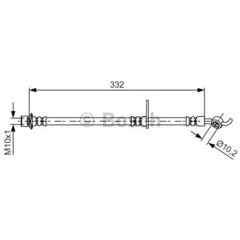 Flexible de frein BOSCH 1 987 481 655