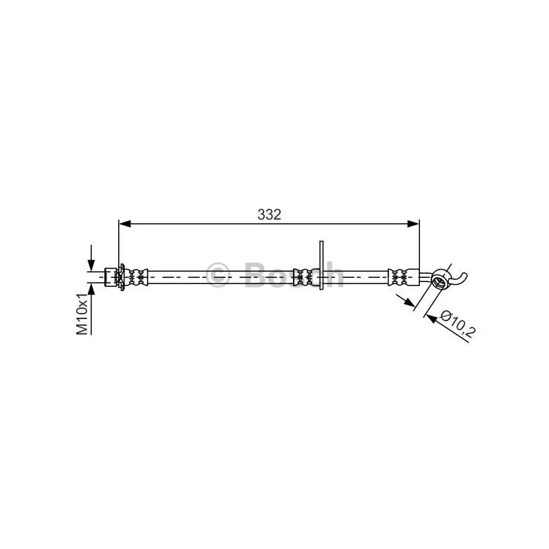 Flexible de frein BOSCH 1 987 481 655