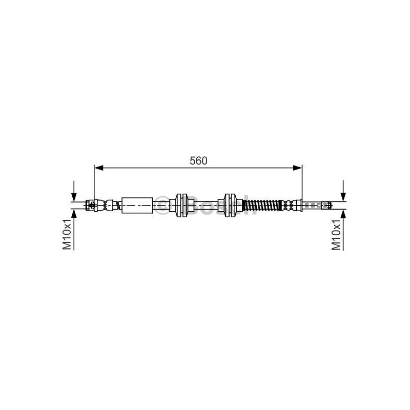 Flexible de frein BOSCH 1 987 481 664