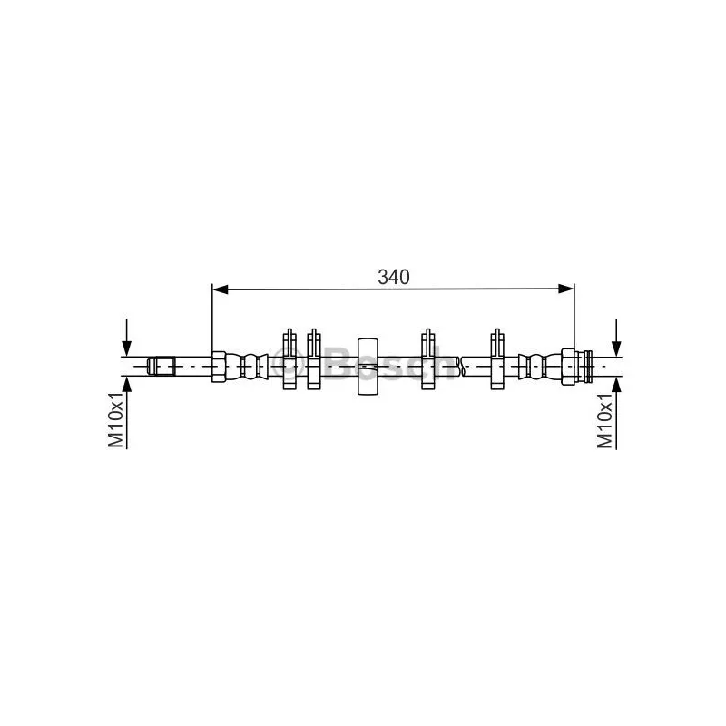 Flexible de frein BOSCH 1 987 481 667