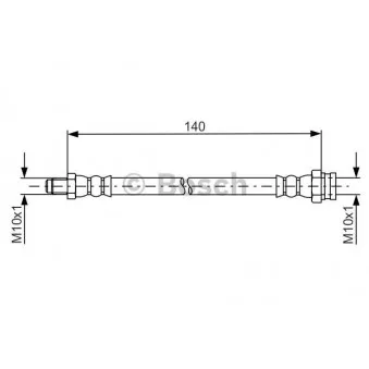 Flexible de frein BOSCH 1 987 481 669