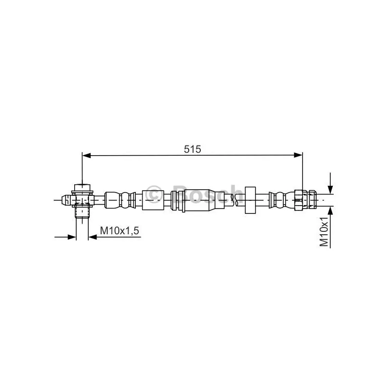 Flexible de frein BOSCH 1 987 481 673