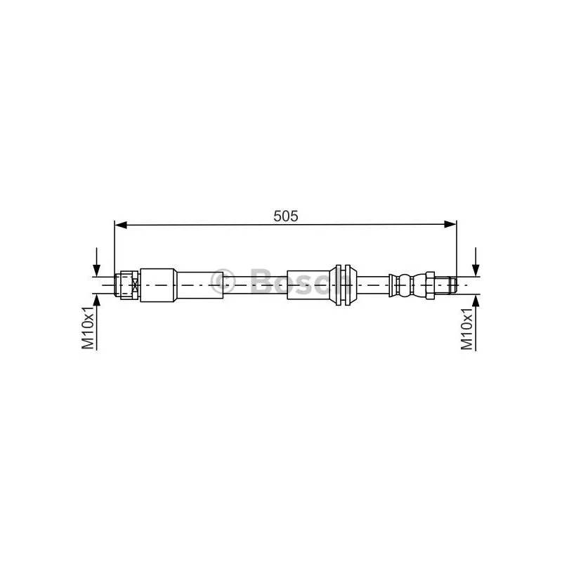 Flexible de frein BOSCH 1 987 481 675
