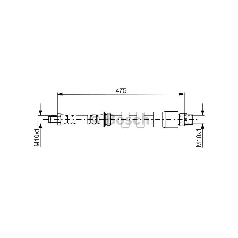 Flexible de frein BOSCH 1 987 481 678
