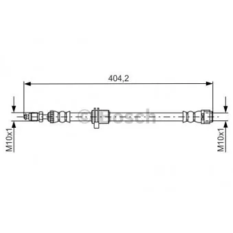 Flexible de frein BOSCH 1 987 481 679