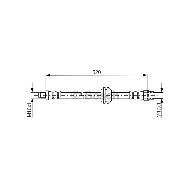 Flexible de frein BOSCH 1 987 481 680