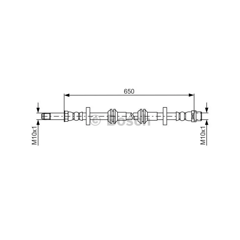 Flexible de frein BOSCH 1 987 481 690