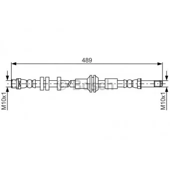 Flexible de frein BOSCH 1 987 481 691