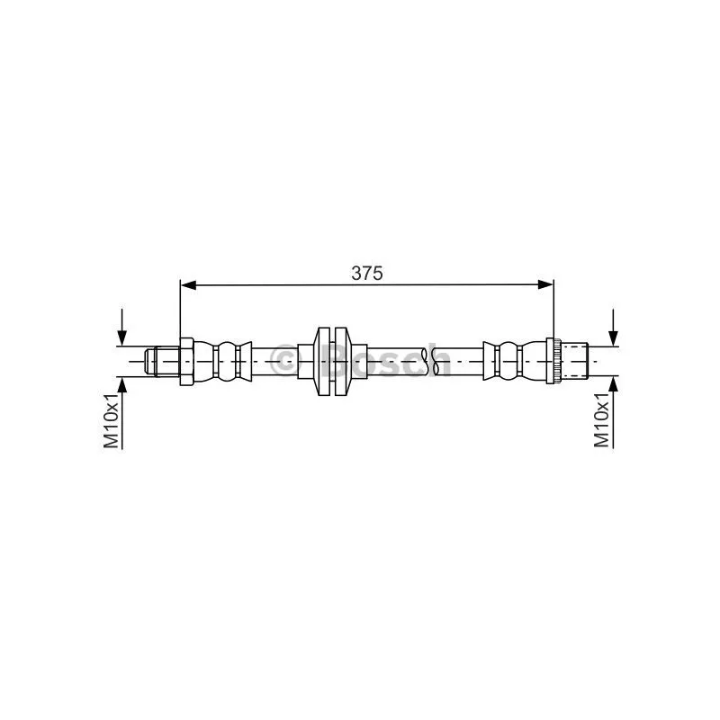 Flexible de frein BOSCH 1 987 481 695