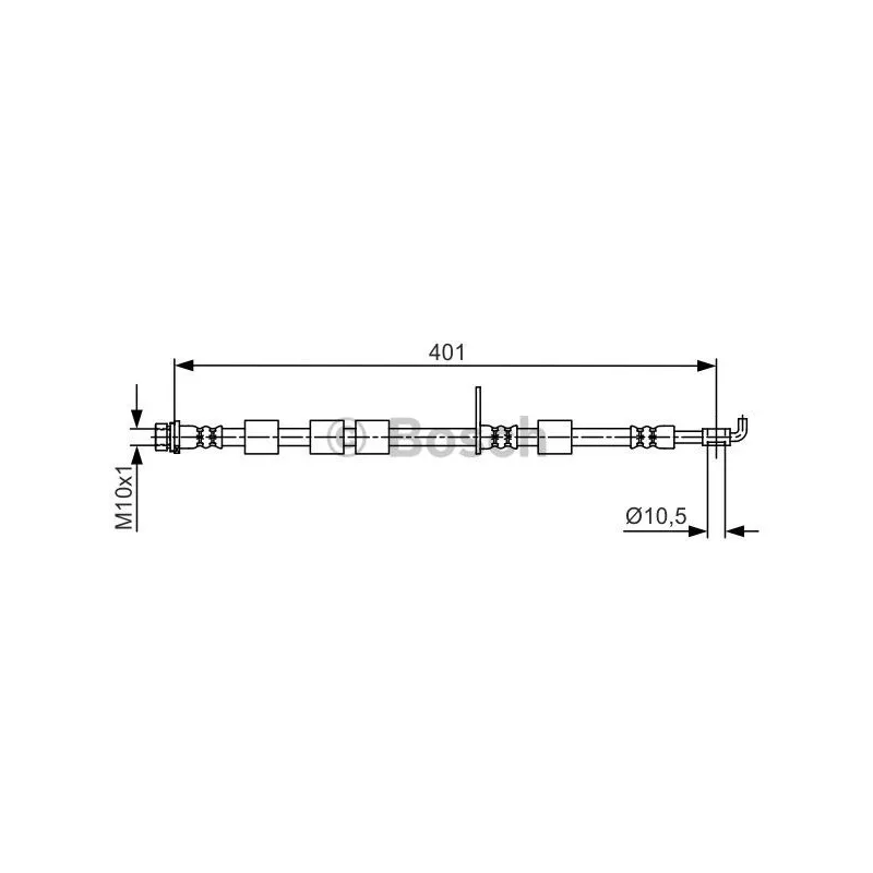 Flexible de frein BOSCH 1 987 481 700