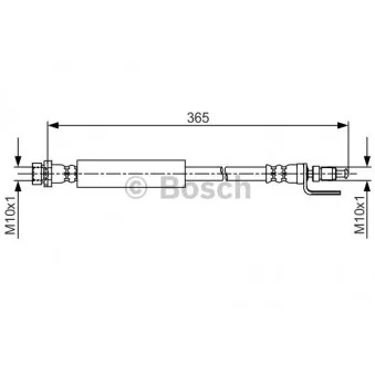 Flexible de frein BOSCH 1 987 481 703