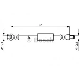 Flexible de frein BOSCH 1 987 481 705