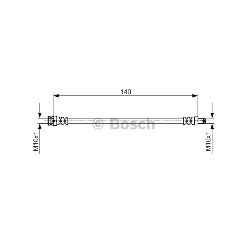 Flexible de frein BOSCH 1 987 481 706