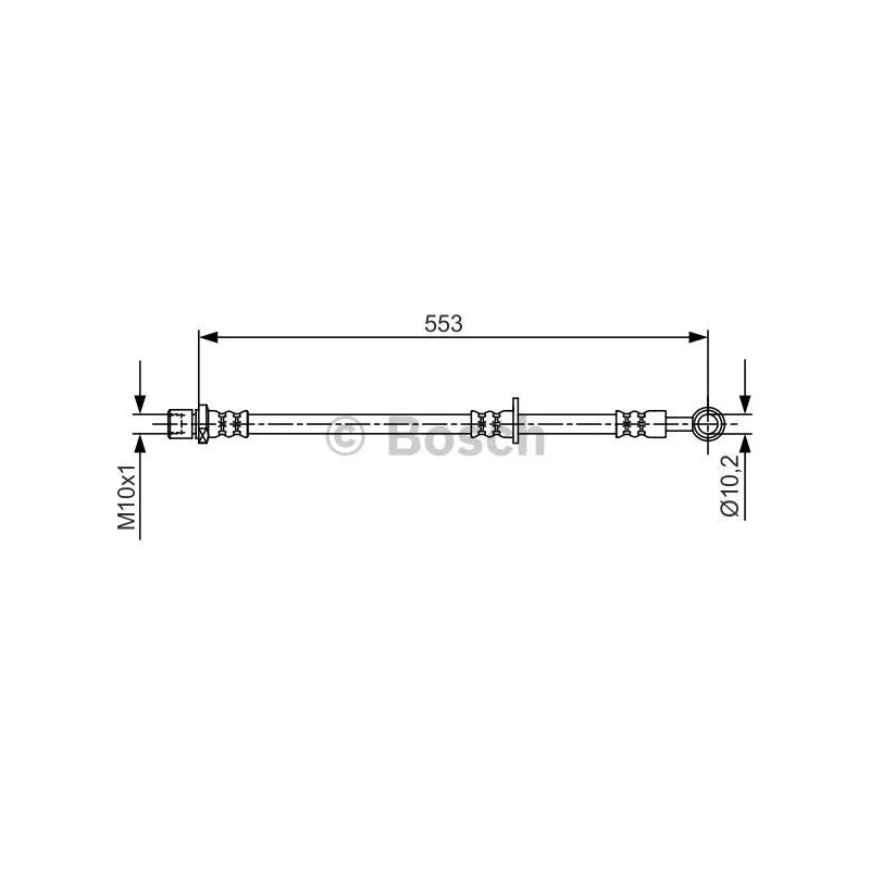 Flexible de frein BOSCH 1 987 481 710