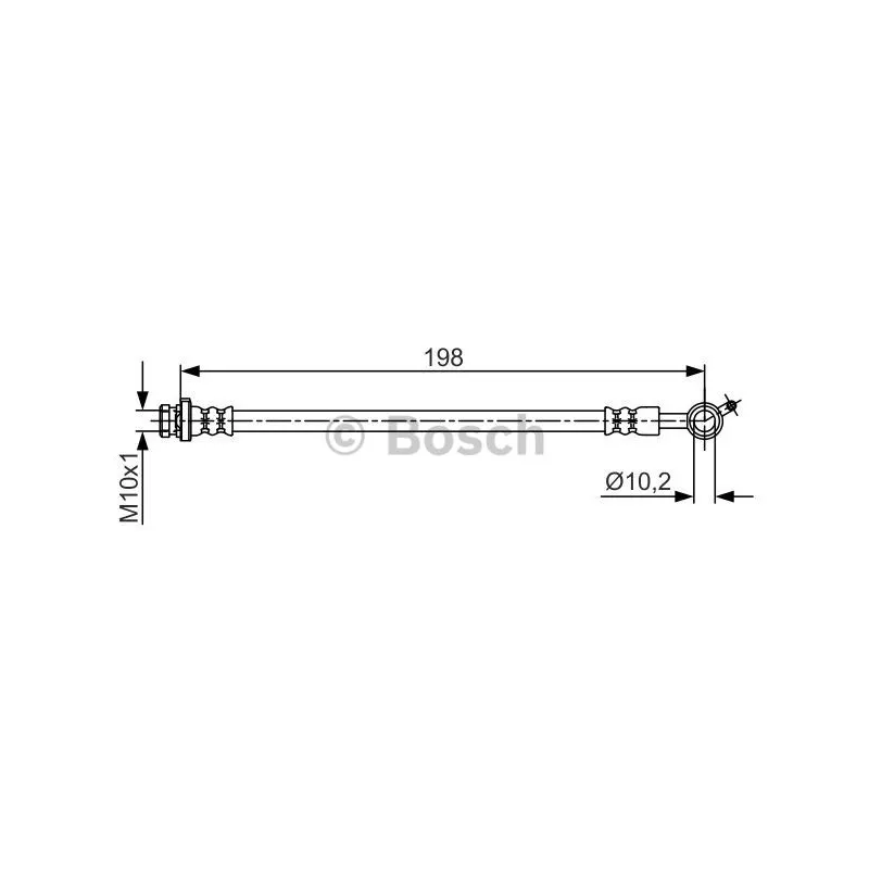 Flexible de frein BOSCH 1 987 481 713